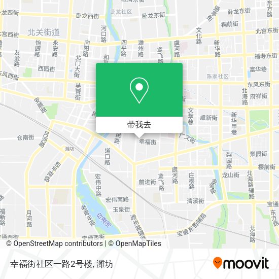 幸福街社区一路2号楼地图