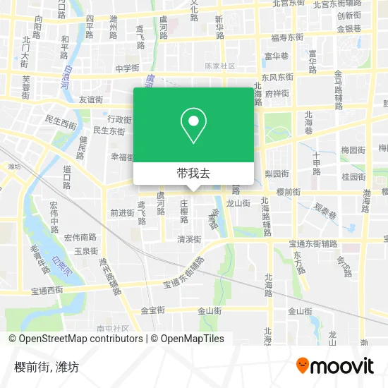 樱前街地图