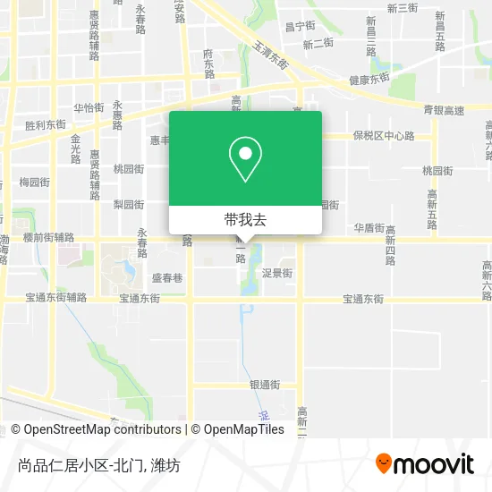 尚品仁居小区-北门地图