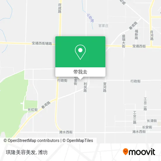 琪隆美容美发地图