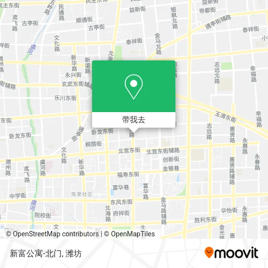 新富公寓-北门地图