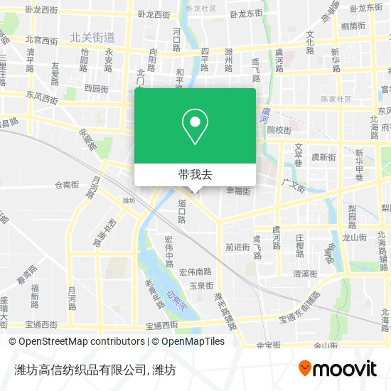 潍坊高信纺织品有限公司地图