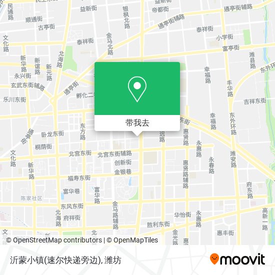 沂蒙小镇(速尔快递旁边)地图