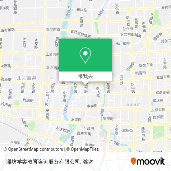 潍坊学客教育咨询服务有限公司地图