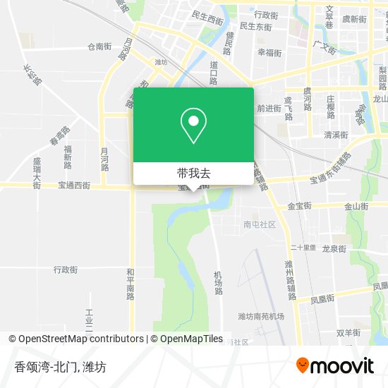香颂湾-北门地图