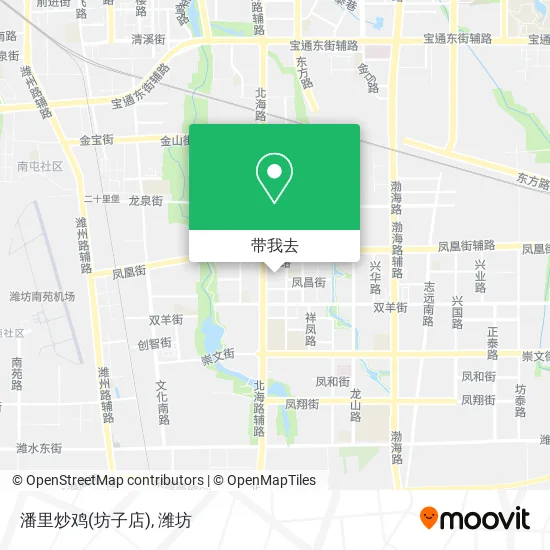 潘里炒鸡(坊子店)地图