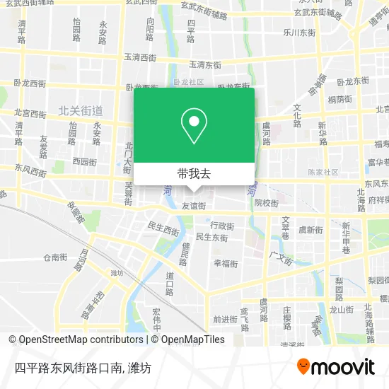 四平路东风街路口南地图
