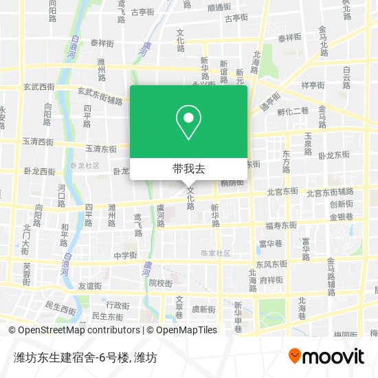 潍坊东生建宿舍-6号楼地图