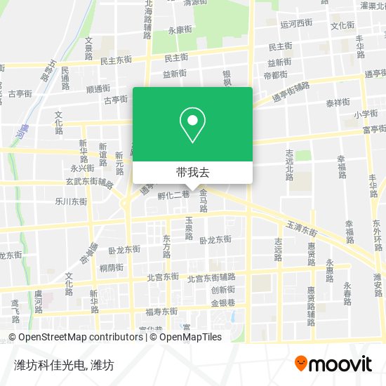 潍坊科佳光电地图
