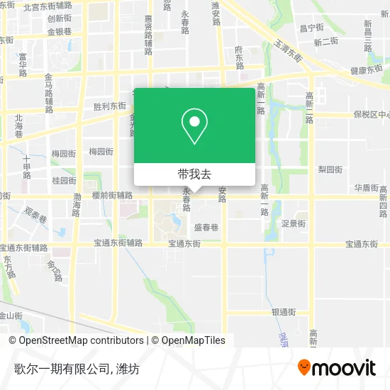 歌尔一期有限公司地图