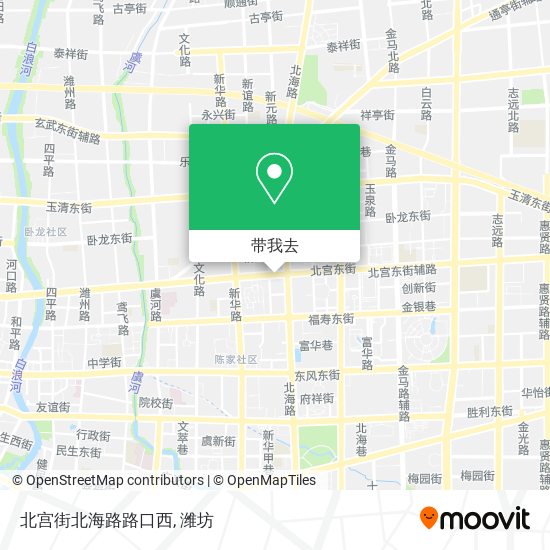 北宫街北海路路口西地图