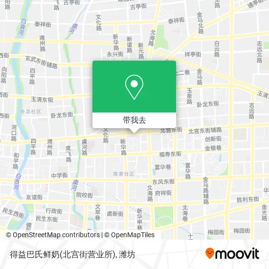 得益巴氏鲜奶(北宫街营业所)地图