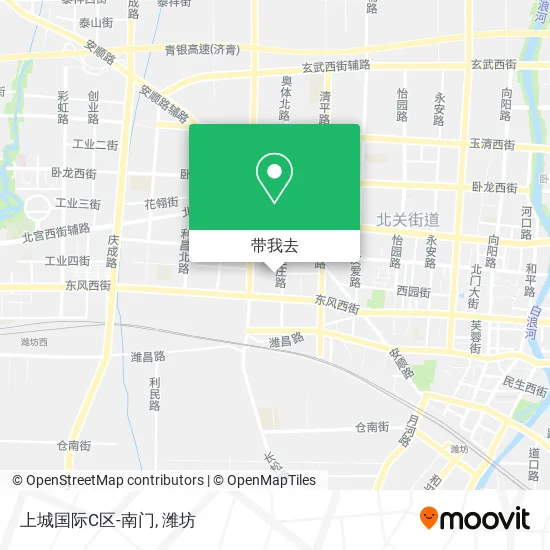 上城国际C区-南门地图