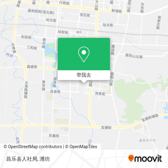 昌乐县人社局地图