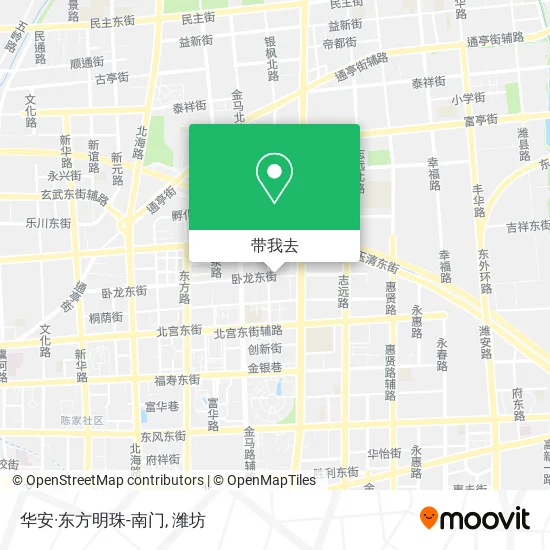 华安·东方明珠-南门地图