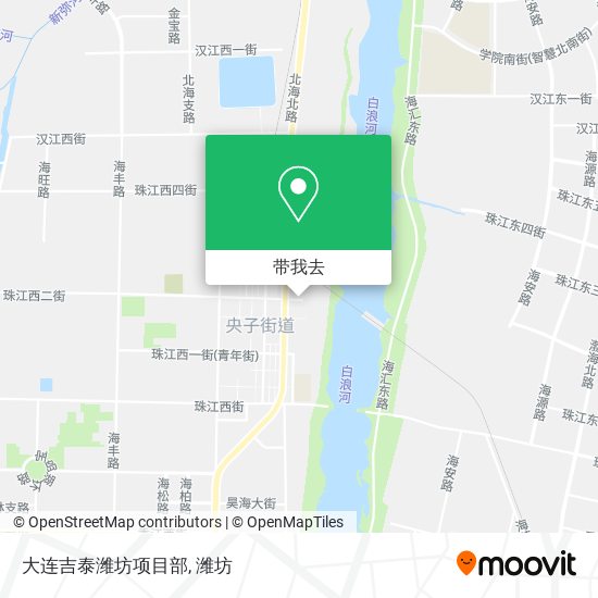 大连吉泰潍坊项目部地图
