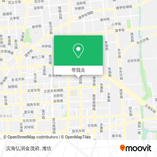滨海弘润金茂府地图