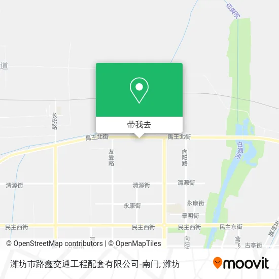 潍坊市路鑫交通工程配套有限公司-南门地图