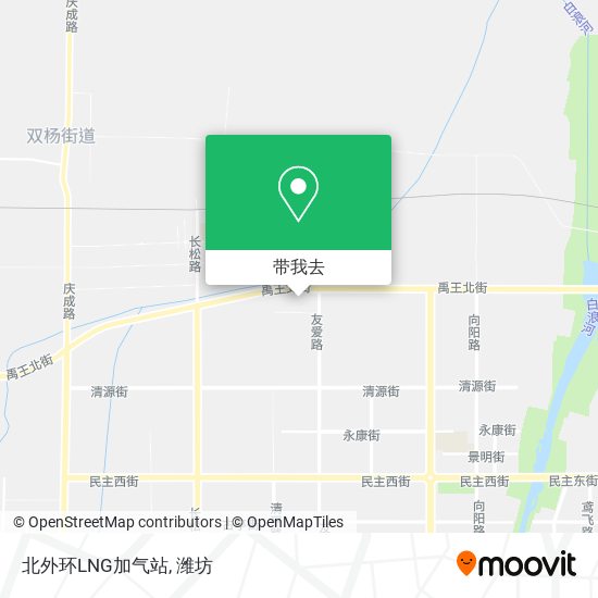 北外环LNG加气站地图