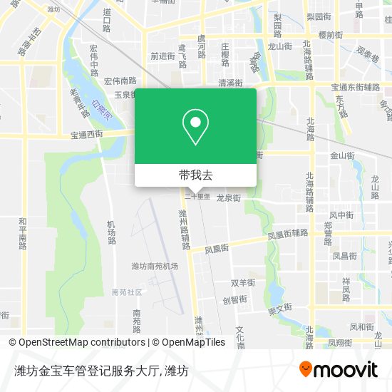 潍坊金宝车管登记服务大厅地图