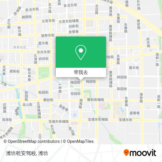潍坊乾安驾校地图