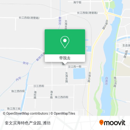 奎文滨海特色产业园地图