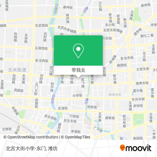 北宫大街小学-东门地图