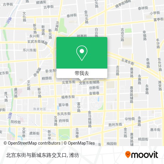 北宫东街与新城东路交叉口地图