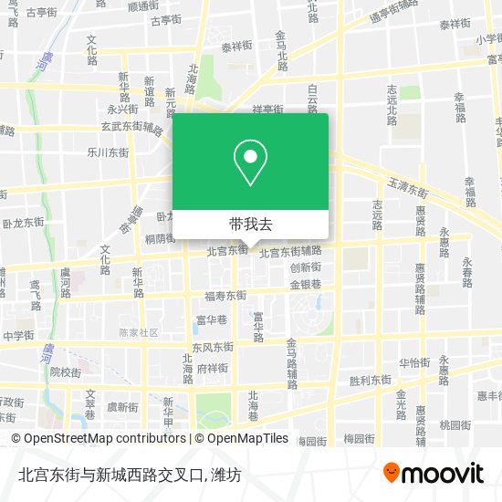 北宫东街与新城西路交叉口地图