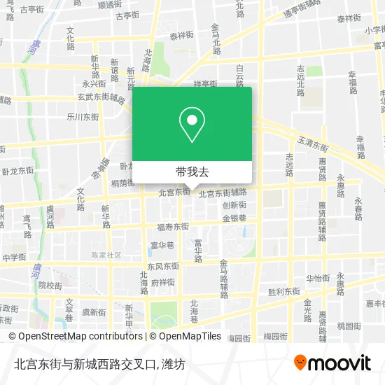 北宫东街与新城西路交叉口地图