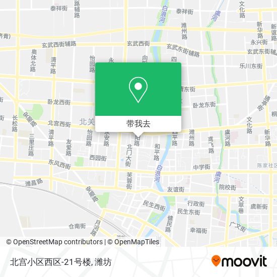 北宫小区西区-21号楼地图