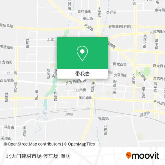 北大门建材市场-停车场地图