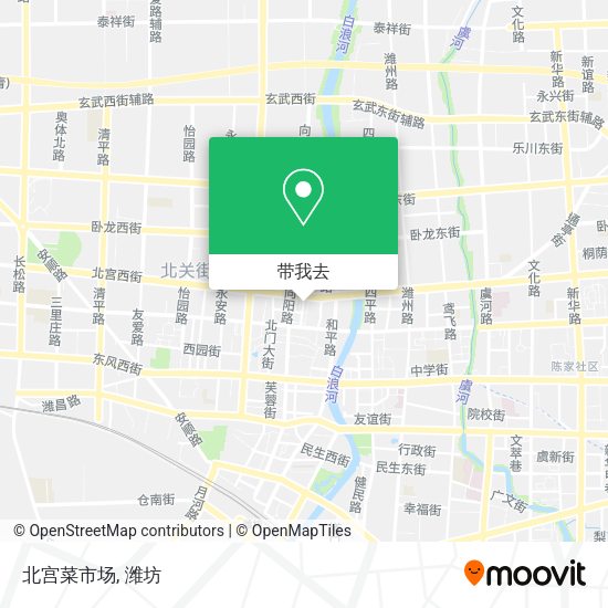 北宫菜市场地图