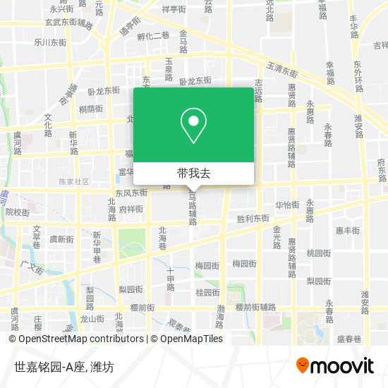 世嘉铭园-A座地图