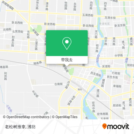 老松树推拿地图