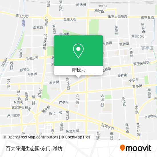 百大绿洲生态园-东门地图