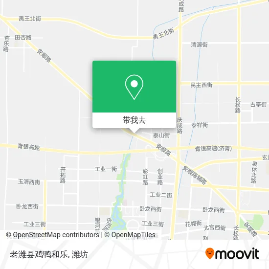 老潍县鸡鸭和乐地图