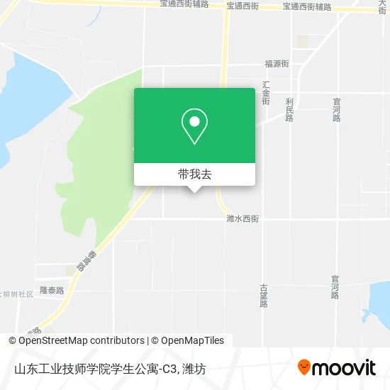 山东工业技师学院学生公寓-C3地图