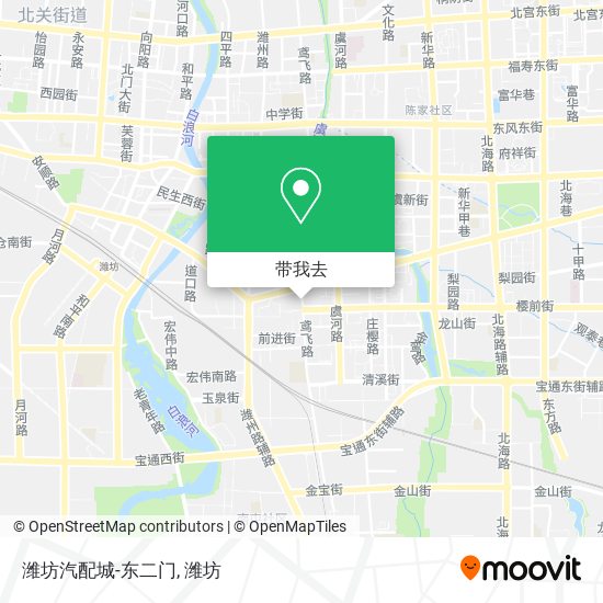 潍坊汽配城-东二门地图