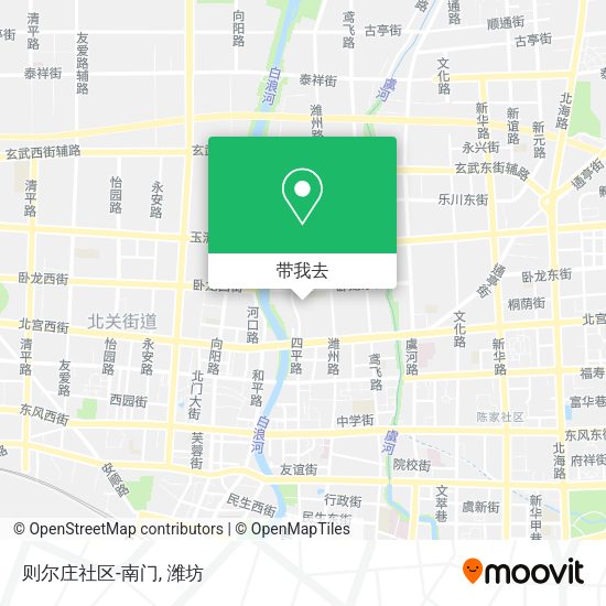 则尔庄社区-南门地图