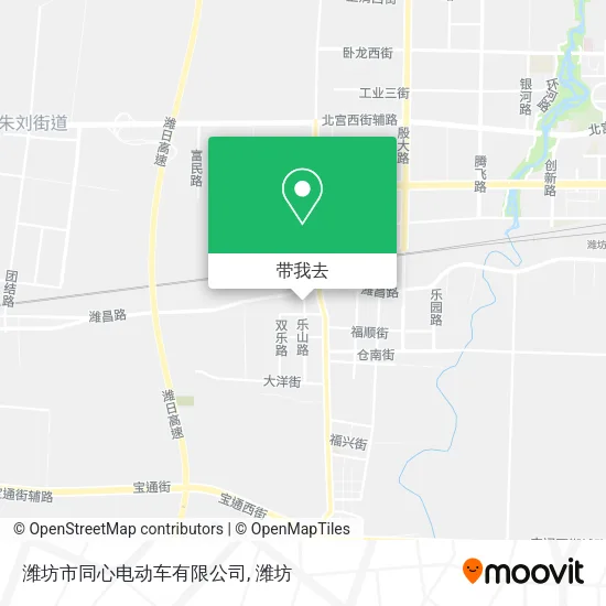 潍坊市同心电动车有限公司地图