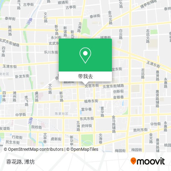 蓉花路地图