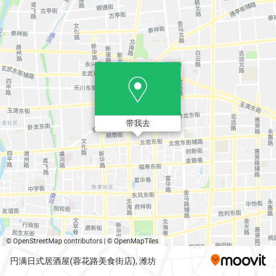 円满日式居酒屋(蓉花路美食街店)地图