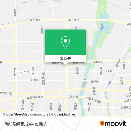 潍坊渤海数控学校地图