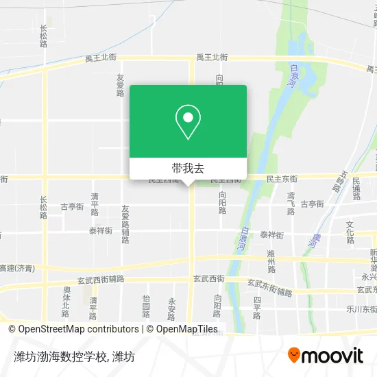 潍坊渤海数控学校地图