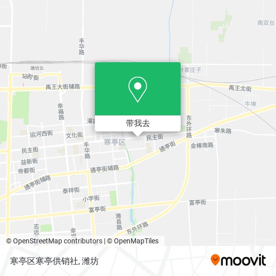 寒亭区寒亭供销社地图