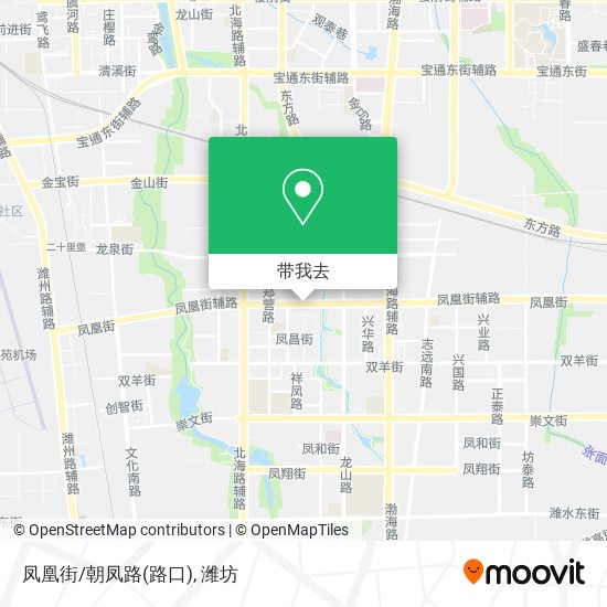 凤凰街/朝凤路(路口)地图