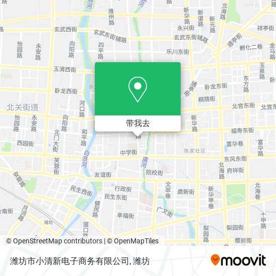 潍坊市小清新电子商务有限公司地图