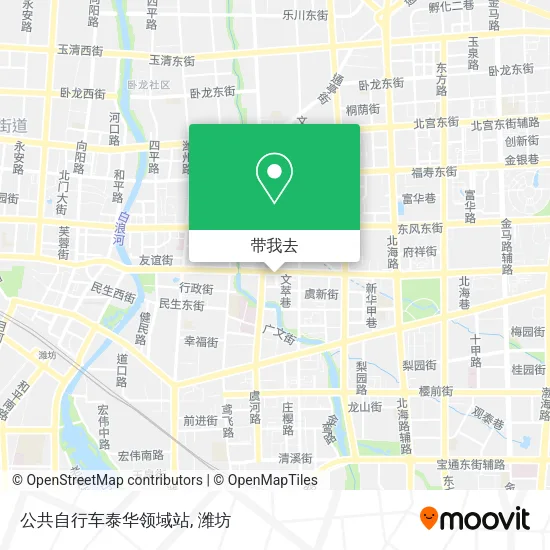 公共自行车泰华领域站地图
