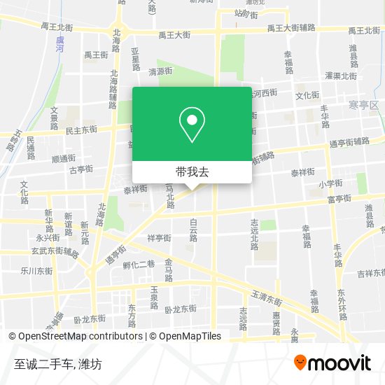 至诚二手车地图
